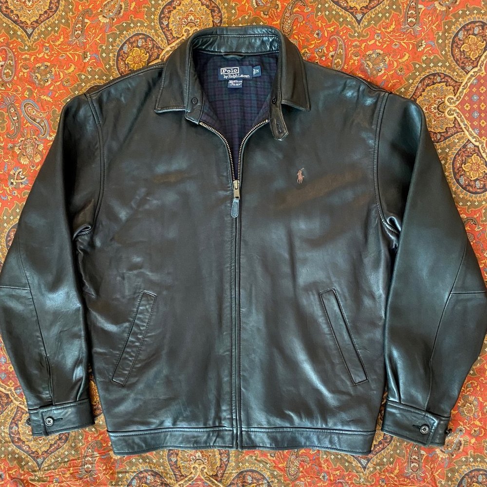 Ralph Lauren Men’s Lambskin Leather Jacket